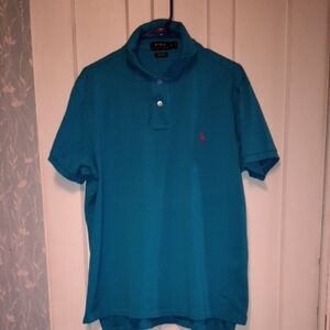 Polo by Ralph Lauren Men's Blue Polo Shirt